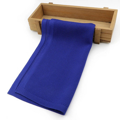 Prémium kötött zsebkendő tömör, nagyon puha férfi és női kiváló minőségű esküvői zseb négyzet alakú felnőtt szmoking csokornyakkendő kiegészítő ajándék