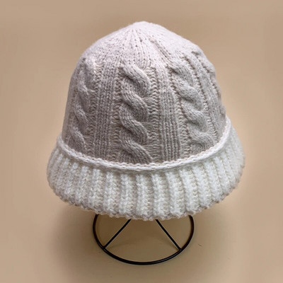 Kontrasztos színek Gyapjú Vödörsapkák Őszi és Téli Új Női Férfi Sokoldalú Meleg Divat Pamut Kényelmes Egyszerű Elegáns