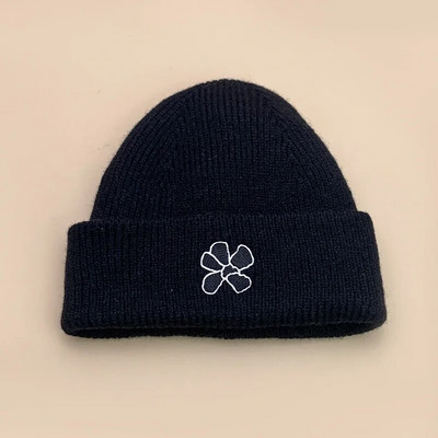 Vīrieši Sievietēm Silti Jauni Ziedu Izšuvumi Plīša Vilnas Spainis Trikotāžas Cepures Daudzpusīgas Ērtas Korejiešu Modes Rudens un Ziemas Jauki