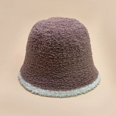 Plišane šešire od berberskog flisa u boji u boji Jesen i zima Nove ženske muške udobne svestrane tople modne korejske pamučne kape