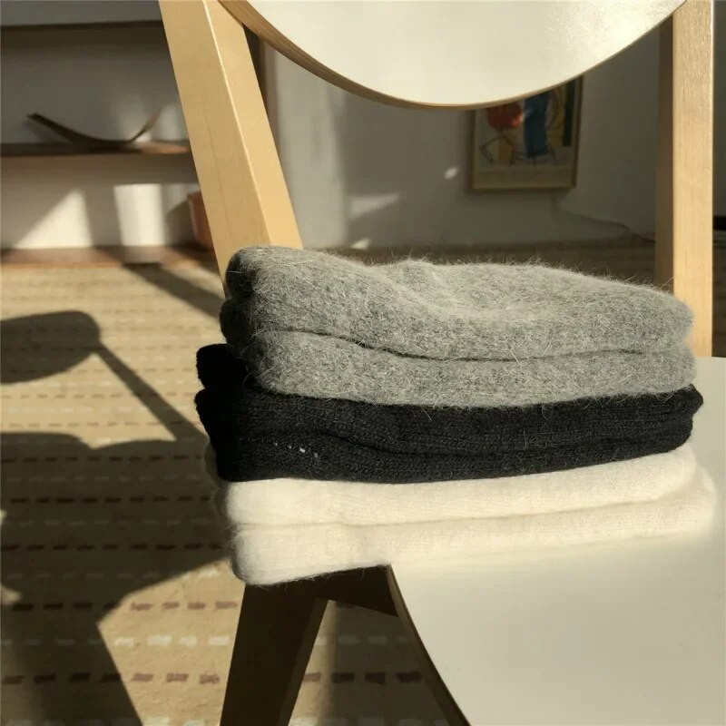 Dvoslojne rukavice od zečje dlake ženske zimske korejske verzije jednobojnih svih prstiju zimske ženske rukavice rukavice za djevojčice