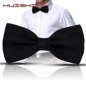 HUISUI Нов 2021 г. 43 цвята Костюм Папийонка Сватбен подарък Едноцветна парти Класическа краватка с пеперуда Папионка на едро от полиестерен материал