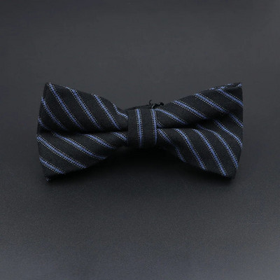 Muškarci Prugasta pamučna leptir-mašna Kravata Crno Siva Plava Smoking Vjenčanje Leptir Crvena Mladoženja Party Ležerna leptir-kravata Dodatak na poklon