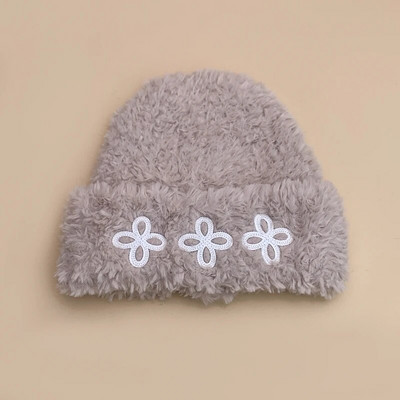 Āboliņa ādas etiķete Plīša vilnas trikotāžas kausa cepures Ērtas Daudzpusīgas Rudens un Ziemas Jaunas Vīriešu Sieviešu Siltas Modes Niša