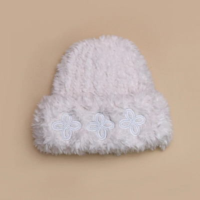 Āboliņa ādas etiķete Plīša vilnas trikotāžas kausa cepures Ērtas Daudzpusīgas Rudens un Ziemas Jaunas Vīriešu Sieviešu Siltas Modes Niša