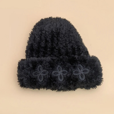 Āboliņa ādas etiķete Plīša vilnas trikotāžas kausa cepures Ērtas Daudzpusīgas Rudens un Ziemas Jaunas Vīriešu Sieviešu Siltas Modes Niša