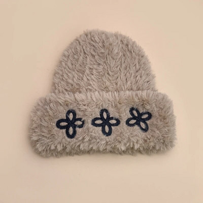 Āboliņa ādas etiķete Plīša vilnas trikotāžas kausa cepures Ērtas Daudzpusīgas Rudens un Ziemas Jaunas Vīriešu Sieviešu Siltas Modes Niša