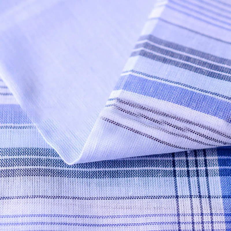 1/5db négyzetkockás csíkos férfi zsebkendő klasszikus vintage zsebes pamut törölköző esküvőre 38*38cm Random