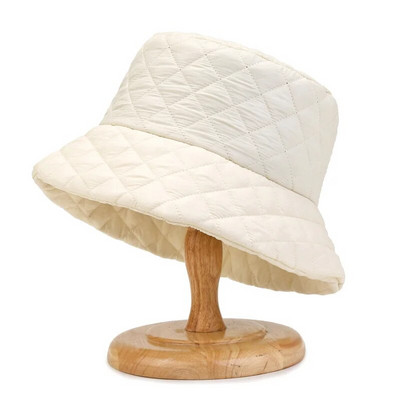 2023. Novi zimski crni šešir s kantom, ženska vintage karirana kapa s kantom za van, ultra lagani pamučni ribarski šešir, moderan, prijenosni