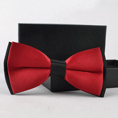 Bowtie vīriešu formāla kaklasaite komerciāla kāzu tauriņš vīriešu laulības tauriņi vīriešiem biznesa kleita krekls dāvana balts krekls