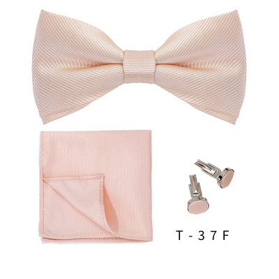 Csokornyakkendő szett 3db egyszínű csokornyakkendő férfiaknak Zseb négyzet alakú ingek Mandzsettagombok Nyak Pillangó Öltöny Vállalkozási Esküvői Dísz nyakkendő