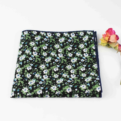 Graži 27 cm gėlėmis marginta nosinė 100 % medvilnės moteriška ir vyriška kišeninė kvadratinė suknelė smokingo kostiumas Hankie peteliškės priedas, dovana