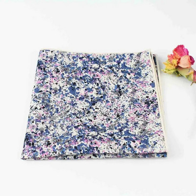 Graži 27 cm gėlėmis marginta nosinė 100 % medvilnės moteriška ir vyriška kišeninė kvadratinė suknelė smokingo kostiumas Hankie peteliškės priedas, dovana