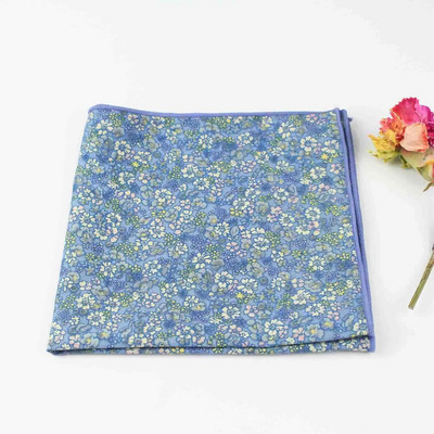 Graži 27 cm gėlėmis marginta nosinė 100 % medvilnės moteriška ir vyriška kišeninė kvadratinė suknelė smokingo kostiumas Hankie peteliškės priedas, dovana