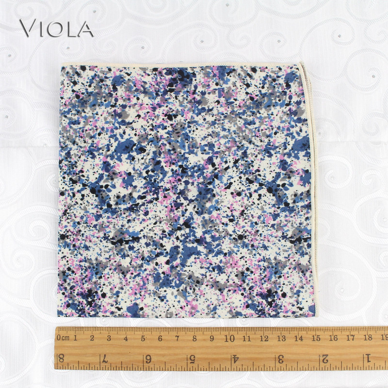 Graži 27 cm gėlėmis marginta nosinė 100 % medvilnės moteriška ir vyriška kišeninė kvadratinė suknelė smokingo kostiumas Hankie peteliškės priedas, dovana