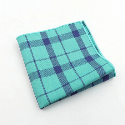 Krāsains rūtains kabatlakats 100% kokvilna Hankie 23cm sieviešu un vīriešu gadījuma ballītes kabatas kvadrātveida dāvana smokinga tauriņa kaklasaites aksesuārs