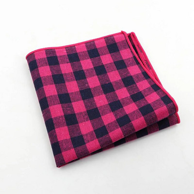 Krāsains rūtains kabatlakats 100% kokvilna Hankie 23cm sieviešu un vīriešu gadījuma ballītes kabatas kvadrātveida dāvana smokinga tauriņa kaklasaites aksesuārs