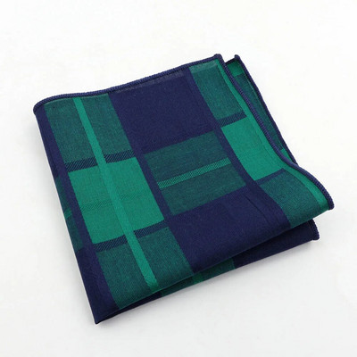 Krāsains rūtains kabatlakats 100% kokvilna Hankie 23cm sieviešu un vīriešu gadījuma ballītes kabatas kvadrātveida dāvana smokinga tauriņa kaklasaites aksesuārs