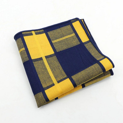 Krāsains rūtains kabatlakats 100% kokvilna Hankie 23cm sieviešu un vīriešu gadījuma ballītes kabatas kvadrātveida dāvana smokinga tauriņa kaklasaites aksesuārs