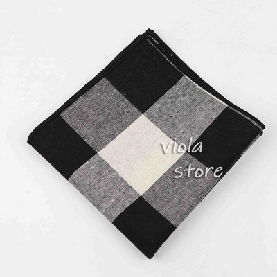 Krāsains rūtains kabatlakats 100% kokvilna Hankie 23cm sieviešu un vīriešu gadījuma ballītes kabatas kvadrātveida dāvana smokinga tauriņa kaklasaites aksesuārs