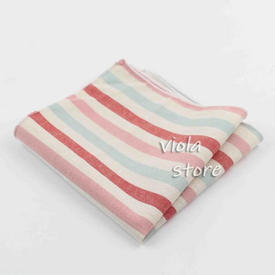 Krāsains rūtains kabatlakats 100% kokvilna Hankie 23cm sieviešu un vīriešu gadījuma ballītes kabatas kvadrātveida dāvana smokinga tauriņa kaklasaites aksesuārs