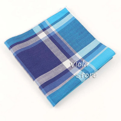 Krāsains rūtains kabatlakats 100% kokvilna Hankie 23cm sieviešu un vīriešu gadījuma ballītes kabatas kvadrātveida dāvana smokinga tauriņa kaklasaites aksesuārs