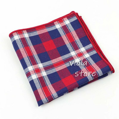 Krāsains rūtains kabatlakats 100% kokvilna Hankie 23cm sieviešu un vīriešu gadījuma ballītes kabatas kvadrātveida dāvana smokinga tauriņa kaklasaites aksesuārs