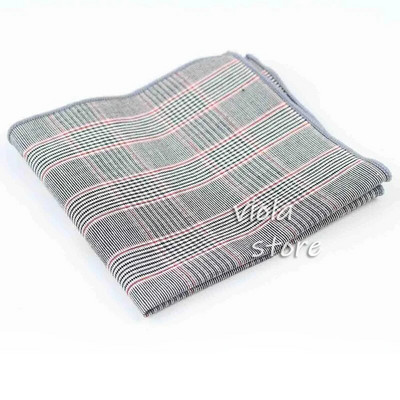 Krāsains rūtains kabatlakats 100% kokvilna Hankie 23cm sieviešu un vīriešu gadījuma ballītes kabatas kvadrātveida dāvana smokinga tauriņa kaklasaites aksesuārs