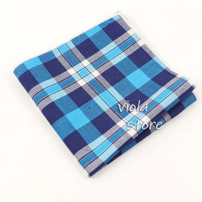 Krāsains rūtains kabatlakats 100% kokvilna Hankie 23cm sieviešu un vīriešu gadījuma ballītes kabatas kvadrātveida dāvana smokinga tauriņa kaklasaites aksesuārs