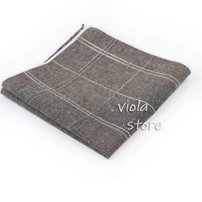 Krāsains rūtains kabatlakats 100% kokvilna Hankie 23cm sieviešu un vīriešu gadījuma ballītes kabatas kvadrātveida dāvana smokinga tauriņa kaklasaites aksesuārs