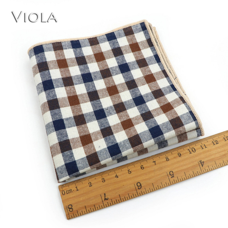 Krāsains rūtains kabatlakats 100% kokvilna Hankie 23cm sieviešu un vīriešu gadījuma ballītes kabatas kvadrātveida dāvana smokinga tauriņa kaklasaites aksesuārs