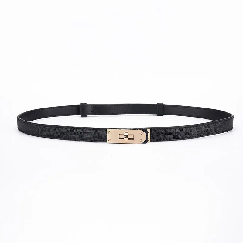 50-95cm Nova modna marka visoke kvalitete Ženska PU koža Remeni širine 1,8cm Zlatna bravica Kopča Haljina Traperice Pulover Remen