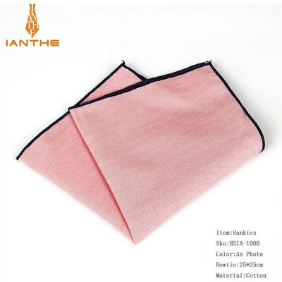 Potpuno novi muški šalovi s rupčićima Vintage kao lanene marame Muška odijela Maramice s džepnim kvadratom jednobojne 23*23 cm