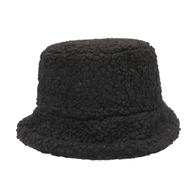 Soe volangidega müts naistele lambavill kunstkarusnahast kalameeste mütsid tüdrukutele õues talvine ühevärviline soe müts ämbrid päikesekaitsed