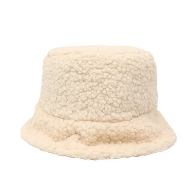 Soe volangidega müts naistele lambavill kunstkarusnahast kalameeste mütsid tüdrukutele õues talvine ühevärviline soe müts ämbrid päikesekaitsed