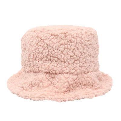 Soe volangidega müts naistele lambavill kunstkarusnahast kalameeste mütsid tüdrukutele õues talvine ühevärviline soe müts ämbrid päikesekaitsed