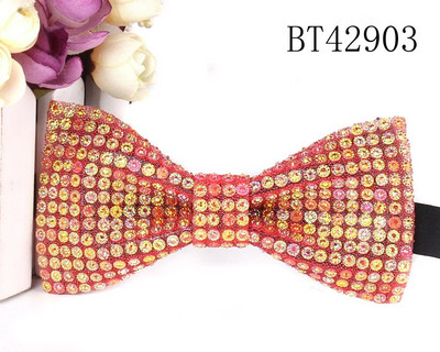 Nove leptir-mašne od kamenčića za muškarce Prethodno zavezane leptir-mašne sa šljokicama i podesivom duljinom Velik izbor boja Vjenčana leptir-mašna za kumove