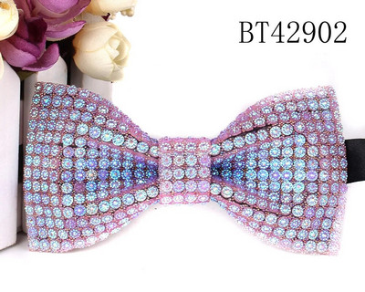 Nove leptir-mašne od kamenčića za muškarce Prethodno zavezane leptir-mašne sa šljokicama i podesivom duljinom Velik izbor boja Vjenčana leptir-mašna za kumove