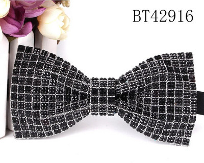 Nove leptir-mašne od kamenčića za muškarce Prethodno zavezane leptir-mašne sa šljokicama i podesivom duljinom Velik izbor boja Vjenčana leptir-mašna za kumove