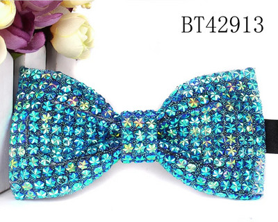 Nove leptir-mašne od kamenčića za muškarce Prethodno zavezane leptir-mašne sa šljokicama i podesivom duljinom Velik izbor boja Vjenčana leptir-mašna za kumove