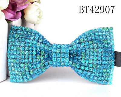 Nove leptir-mašne od kamenčića za muškarce Prethodno zavezane leptir-mašne sa šljokicama i podesivom duljinom Velik izbor boja Vjenčana leptir-mašna za kumove