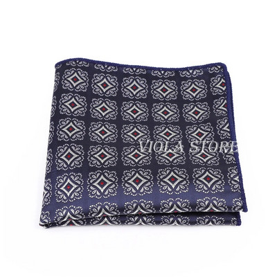 Elegáns aranyos forró khaki virágos madár piros pöttyös kockás csíkos 23 cm-es zsebkendő poliészter zseb négyzet alakú férfi cravat öltöny ajándék kiegészítő