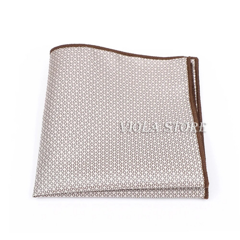 Elegáns aranyos forró khaki virágos madár piros pöttyös kockás csíkos 23 cm-es zsebkendő poliészter zseb négyzet alakú férfi cravat öltöny ajándék kiegészítő