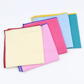 Új zsebkendő négyzet alakú pamut egyszínű vintage üzleti esküvői öltöny Hankies sál Hanky öltöny Napi kiegészítők Ajándék