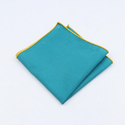 Új zsebkendő négyzet alakú pamut egyszínű vintage üzleti esküvői öltöny Hankies sál Hanky öltöny Napi kiegészítők Ajándék