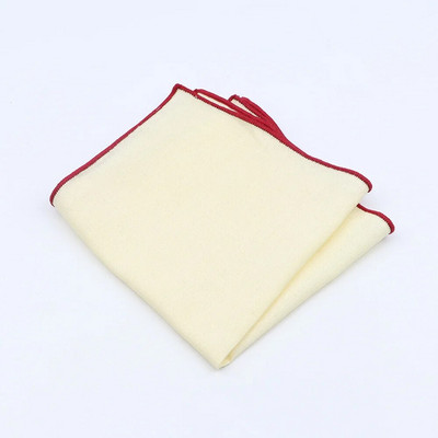 Új zsebkendő négyzet alakú pamut egyszínű vintage üzleti esküvői öltöny Hankies sál Hanky öltöny Napi kiegészítők Ajándék