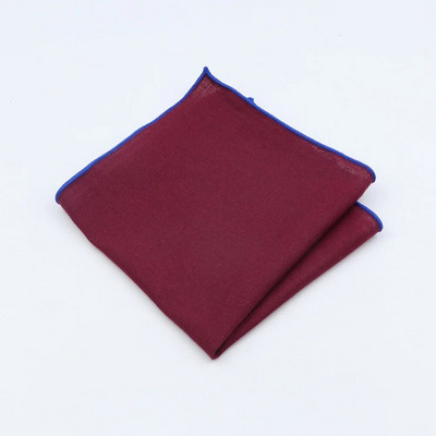 Új zsebkendő négyzet alakú pamut egyszínű vintage üzleti esküvői öltöny Hankies sál Hanky öltöny Napi kiegészítők Ajándék