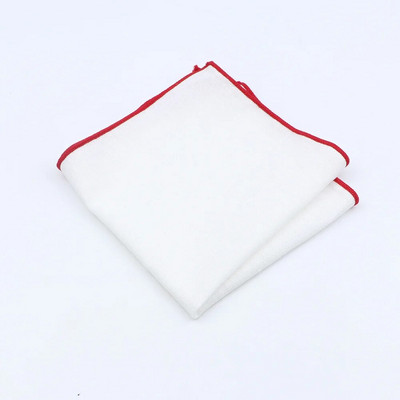 Új zsebkendő négyzet alakú pamut egyszínű vintage üzleti esküvői öltöny Hankies sál Hanky öltöny Napi kiegészítők Ajándék