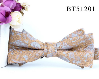 Nova prugasta leptir-mašna Modna cvjetna leptir-mašna za muškarce Žene Leptir-mašna s čvorom Leptir-mašne za odrasle Kravate Kumove leptir-mašne za vjenčane darove