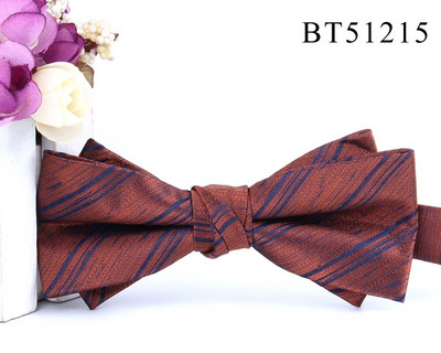 Nova prugasta leptir-mašna Modna cvjetna leptir-mašna za muškarce Žene Leptir-mašna s čvorom Leptir-mašne za odrasle Kravate Kumove leptir-mašne za vjenčane darove